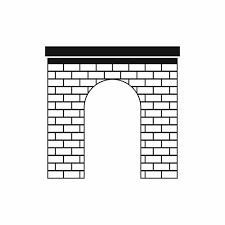 Premium Vector Arch Icon In Simple