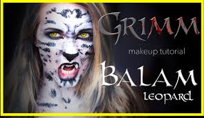 grimm balam leopard makeup tutorial