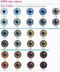 Vashiane Natural Eye Color Chart Posting For Reference