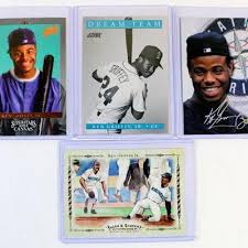 The burdick baseball card collection constitutes an integral part of the metropolitan museum of art's collection of ephemera and tells the history of popular printmaking in the united states. Ken Griffey Jr Baseball Cards Set Mint Estatesales Org