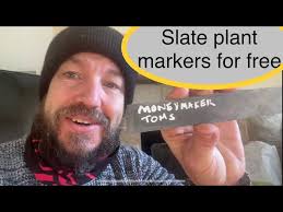 How To Make Slate Plant Markers For