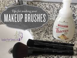 cleaning your makeup brushes awaken