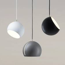 Tilt Black Globe Pendant Light Of Nyta Loftmodern