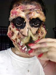 easy halloween zombie nun makeup