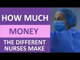 nurse salary how much money diffe
