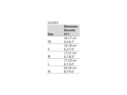 Poc Cycling Gloves Size Chart Images Gloves And