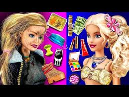 16 rich vs poor barbie diys doll