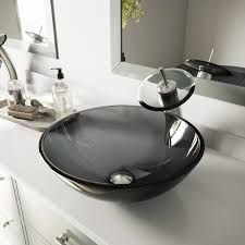 Bathroom Sink And Waterfall Faucet