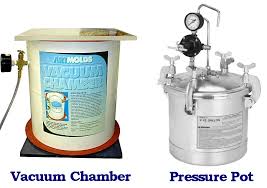 when to use pressure pot and vacuum chamber
