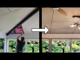 plywood feature ceiling with negative