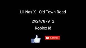 lil nas x old town road roblox id
