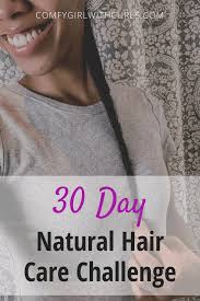 30 day natural hair care challenge