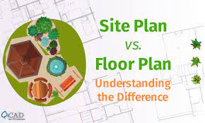 site plan vs floor plan understanding