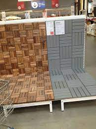 Your great renovation work can be finished by simply snapping and placing. Ikea Deck Flooring For Over Steps Patio Flooring Apartment Balcony Decorating Ikea Deck Tiles