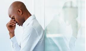Image result for images of black man depressed because of being broke