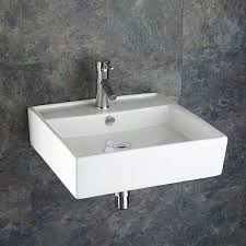 square white bathroom basin