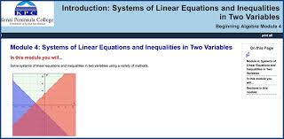 systems of equations pdf