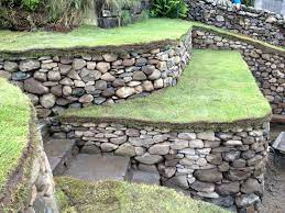 Dry Stone Retaining Walls Steps And