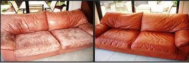 leather sofa color restoration and