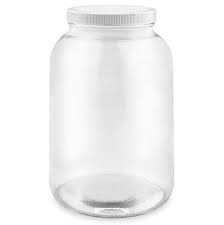 Gallon Glass Wide Mouth Jar With Lid
