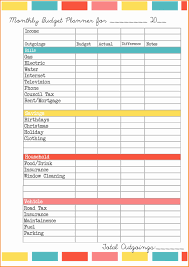 013 Excel Monthly Business Budget Template Free Ideas