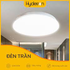 Hyderson đèn ốp trần LED 22W 1800 lm 30W 2200 lm 6500K Đèn trần ánh sáng  ban ngày cho phòng tắm Nhà bếp Phòng khách Phòng khách Hành lang Phòng giặt  là