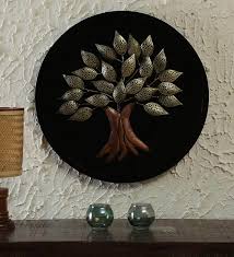 Iron And Mdf Wood Framed Tree Wall Art