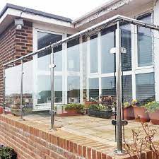 Glass Barade Posts Stainless Steel