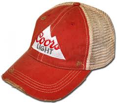 Coors Light Triangle Ripped Retro Hat Beertees Com