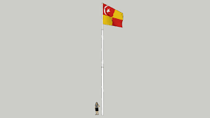 The flag and emblem of selangor are state symbols of selangor, malaysia. 3d Bendera Selangor Flag 3d Warehouse