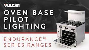 Endurance™ Range Oven Pilot Lighting: How to Light the Vulcan Endurance™  Range Oven Base Pilot Light - YouTube