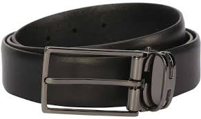 Allen Solly Men Black Genuine Leather Belt Black Price In