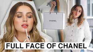 full face using chanel makeup you