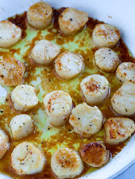 Considering that scallops have far less than a single gram of saturated fat, they are a wise choice. Lemon Garlic Butter Scallops Recipe Cookin With Mima