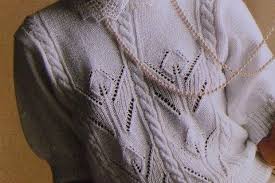 tulip leaf pullover knitting pattern