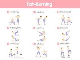 fat burning home exercises for beginners