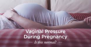 inal pressure during pregnancy is