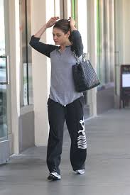 mila kunis goes without makeup still