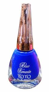 blue romantic yo yo blue nail polish