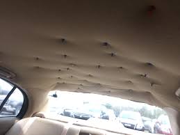 A car roof liner, or headliner, is a composite material that lines the vehicle's roof. Headliner Repair In Miami For Cars Trucks And Vans Free Quotes
