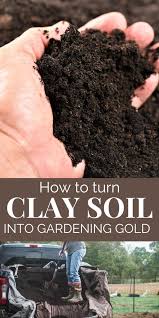 how to turn clay soil into gardening