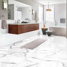 polished porcelain marble look floor