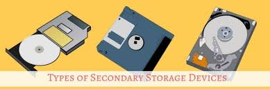 secondary storage devices in computers