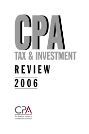 cpatax investment review 2006