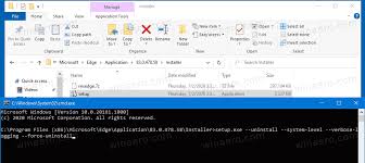 remove microsoft edge browser in windows 10
