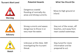 Official Tsunami Warnings