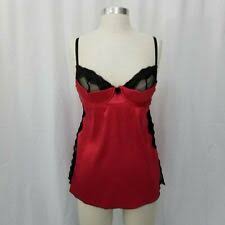 Fredericks Of Hollywood Polyester Red Corsets Bustiers