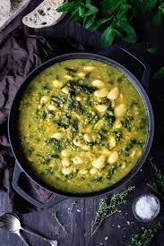 spinach lentil and er bean soup