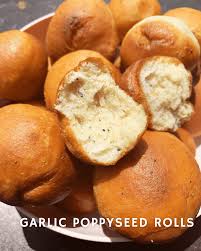 garlic poppyseed rolls deepfriedhoney