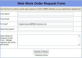 Cogz Maintenance Management Software With Web Based Work